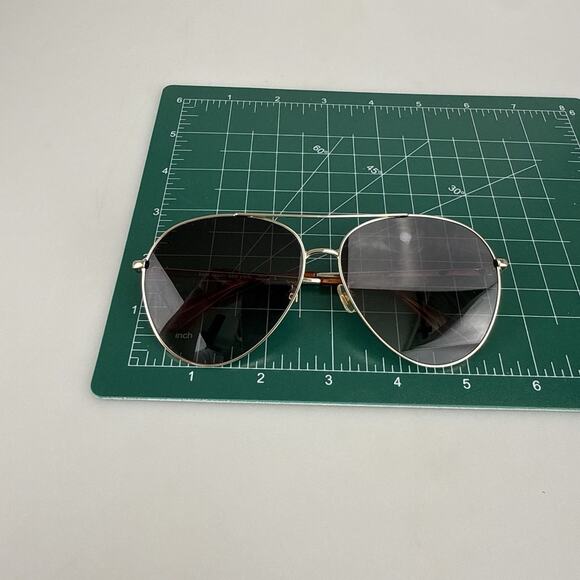 Kate Spade Sunglasses mod. Carolane F/S 3YGHA Gold Aviator Shades Oversized main image 11